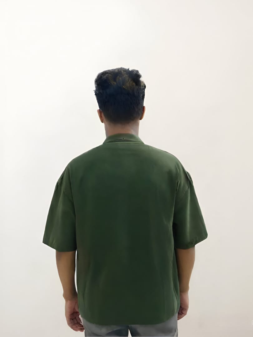 Short Sleeve T-Shirt Dark Green Colour